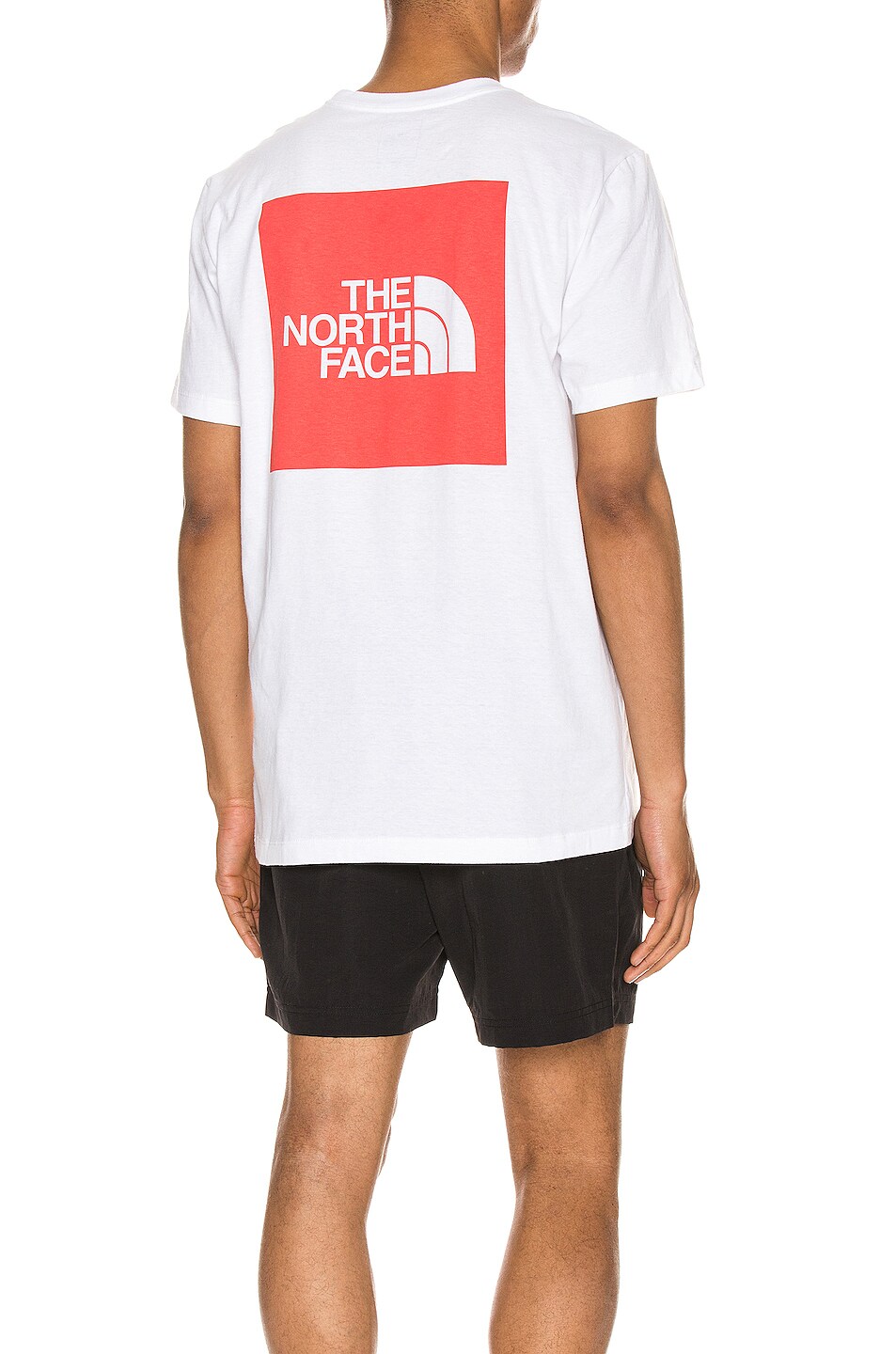 Image 1 of The North Face S/S Red Box Heavyweight Tee in TNF White & TNF Red