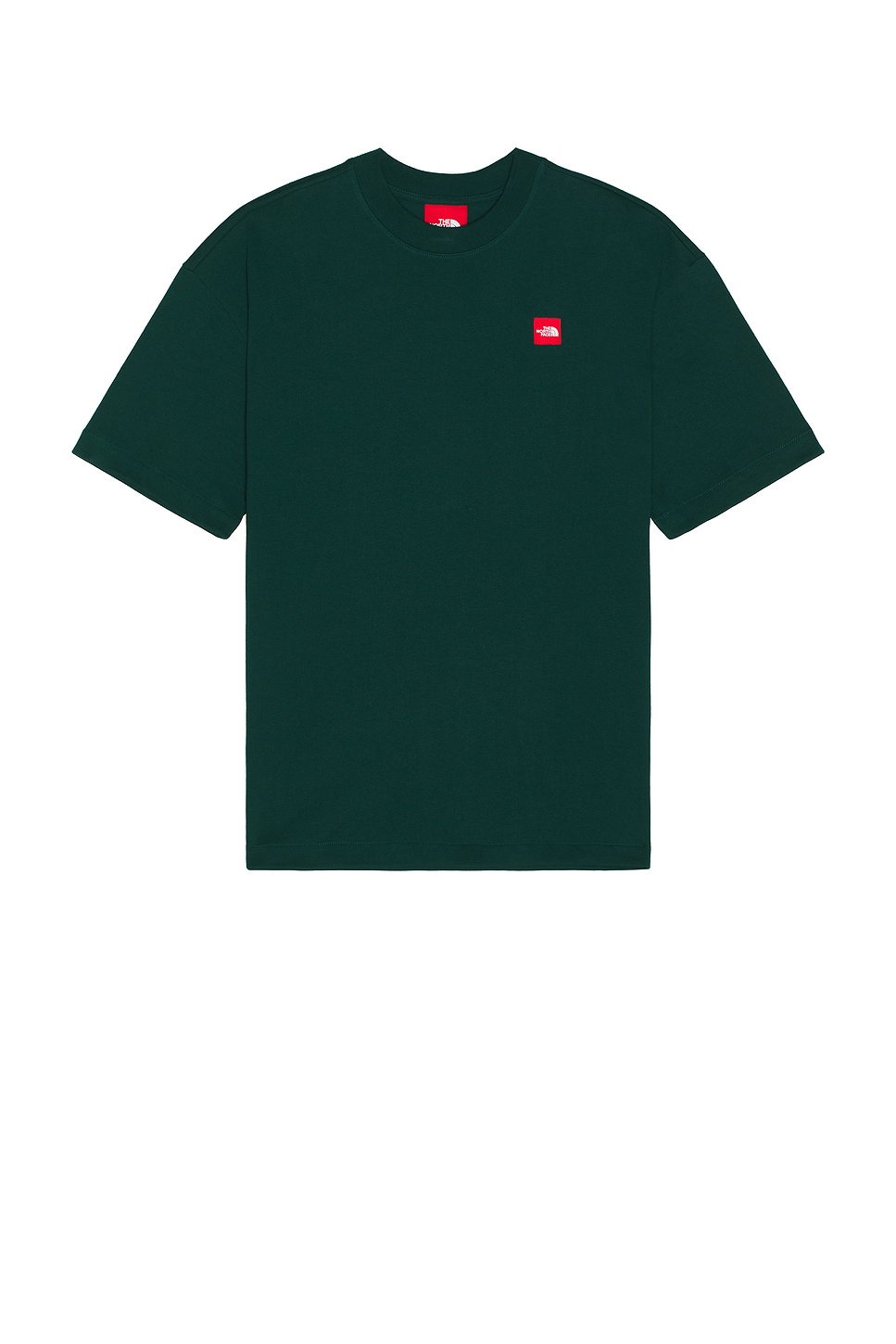 Image 1 of The North Face Red Box Tee in Hunter Green