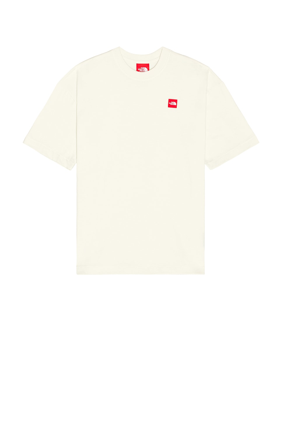 Image 1 of The North Face Red Box Tee in White Dune