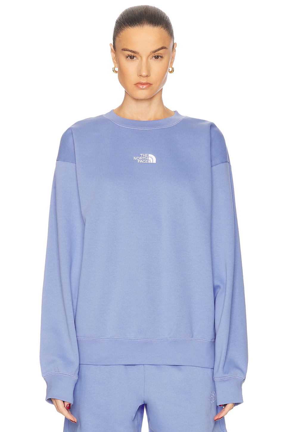 Oversize Crewneck Sweatshirt in Blue