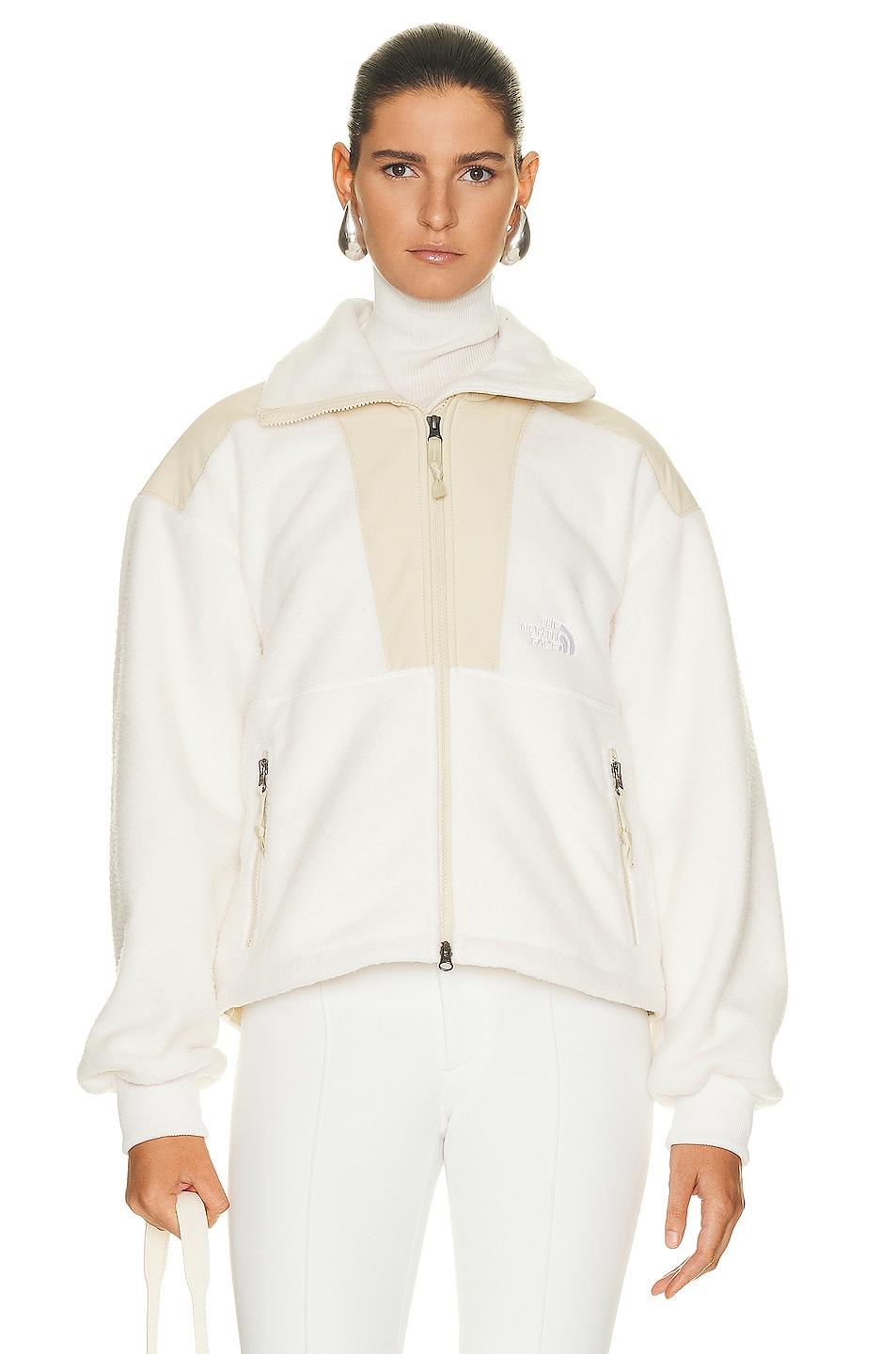 Image 1 of The North Face 94 Denali Jacket in Gardenia & Gravel