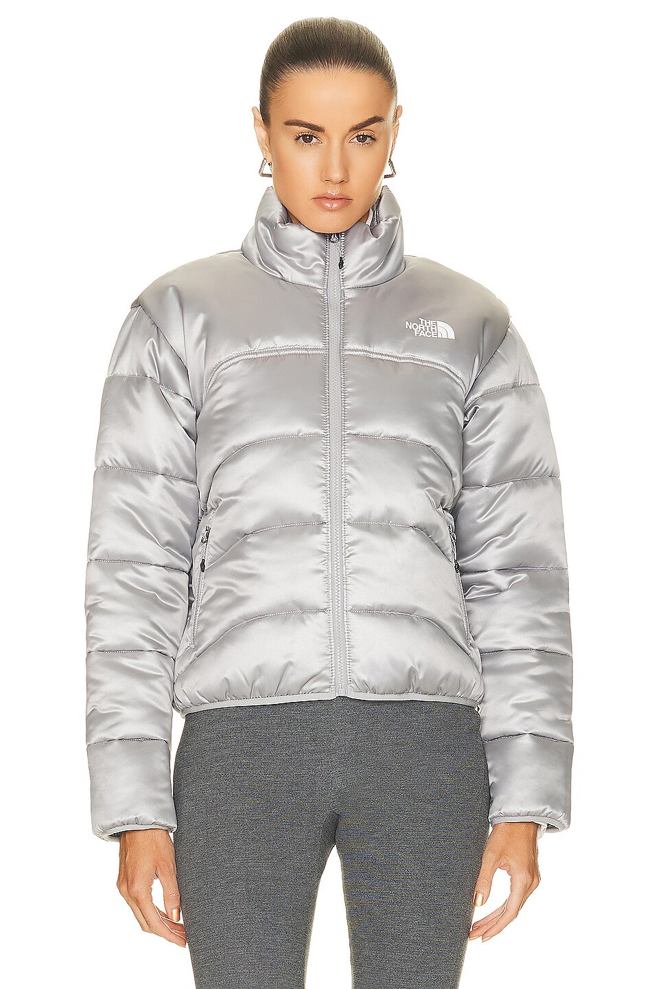 Image 1 of The North Face TNF Jacket 2000 in Meld Grey & Shine