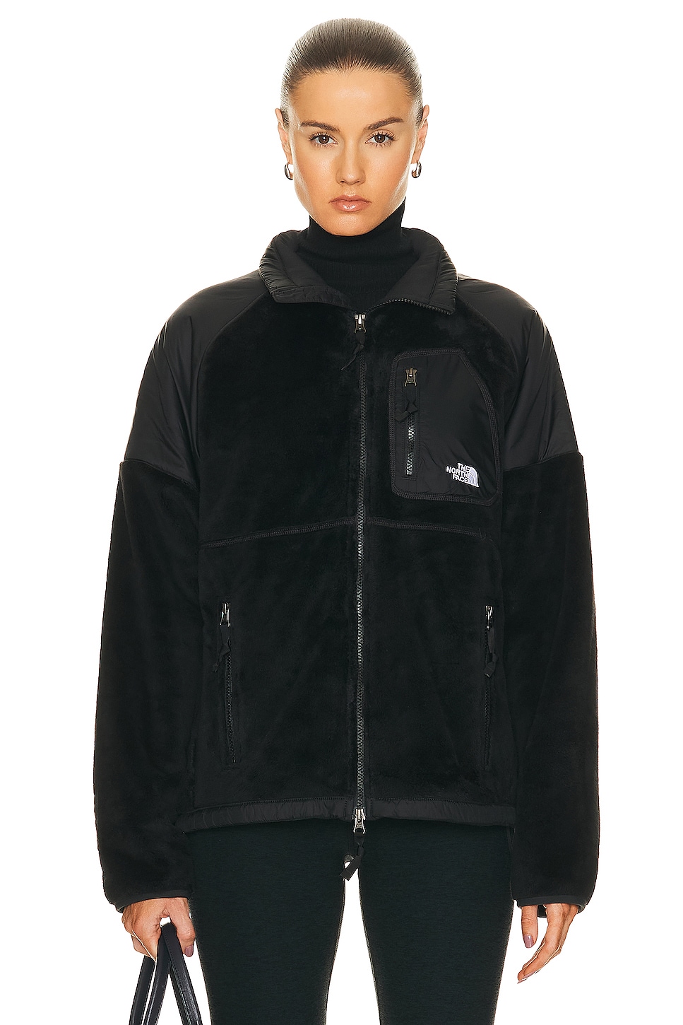 Image 1 of The North Face Versa Velour Jacket in Tnf Black