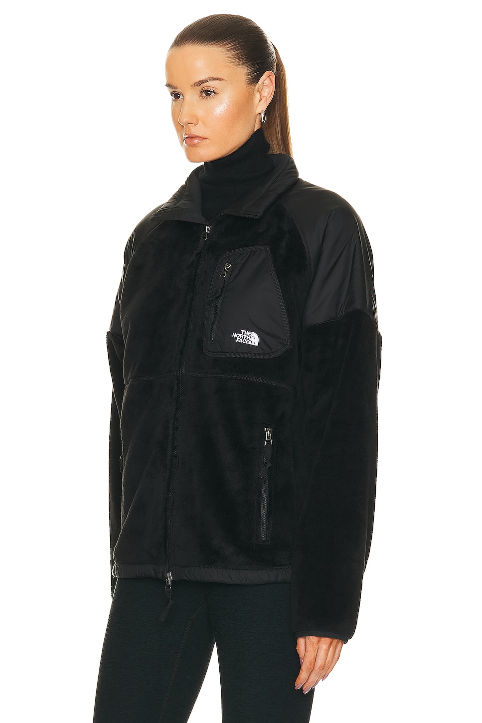 The North Face Versa Velour Jacket in Tnf Black | FWRD