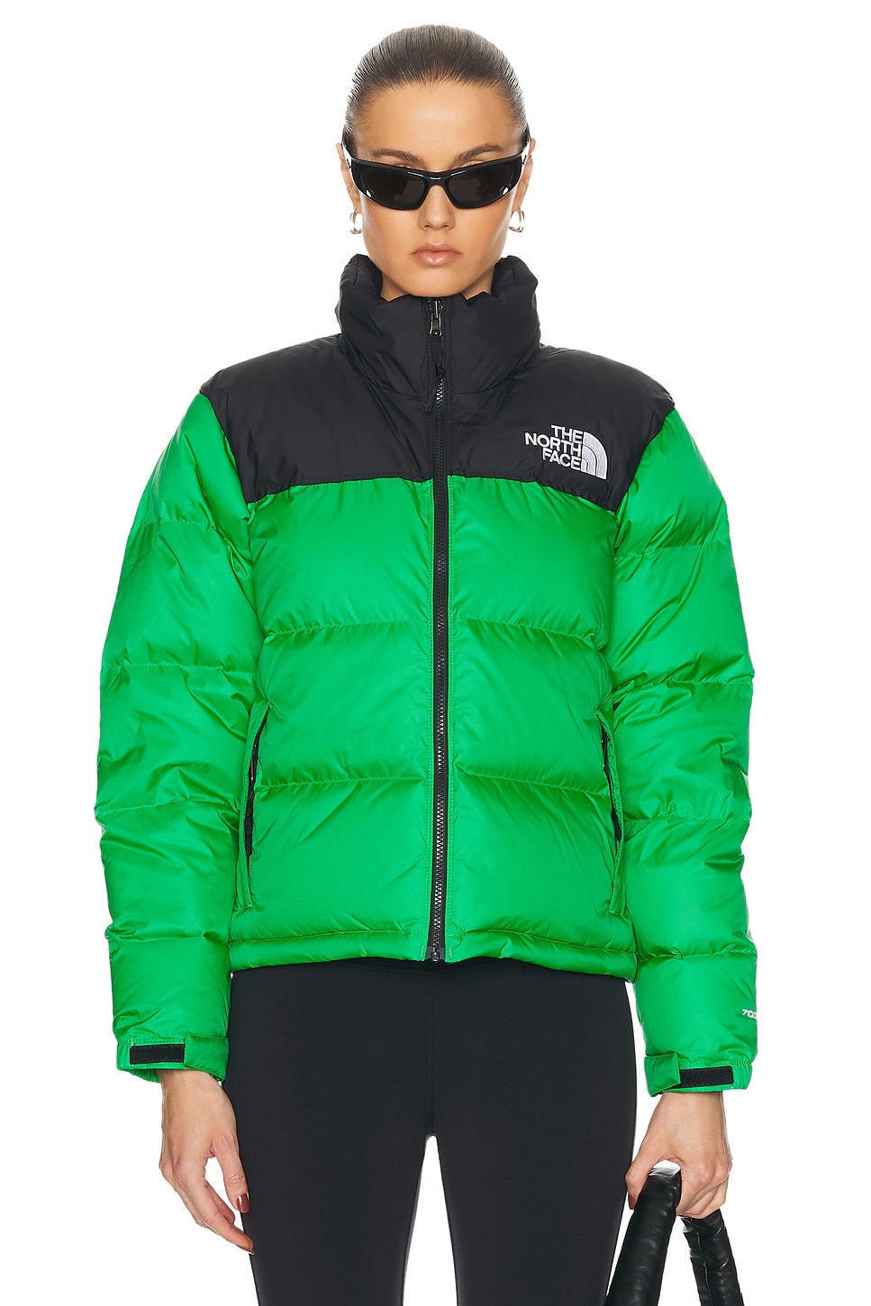 Image 1 of The North Face 1996 Retro Nuptse Jacket in Optic Emerald