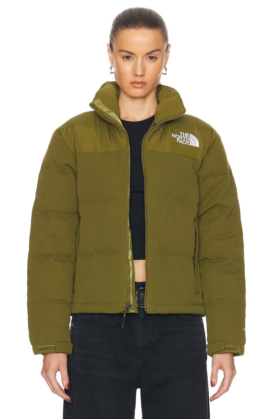 Image 1 of The North Face 92 Nuptse Jacket in Forest Olive