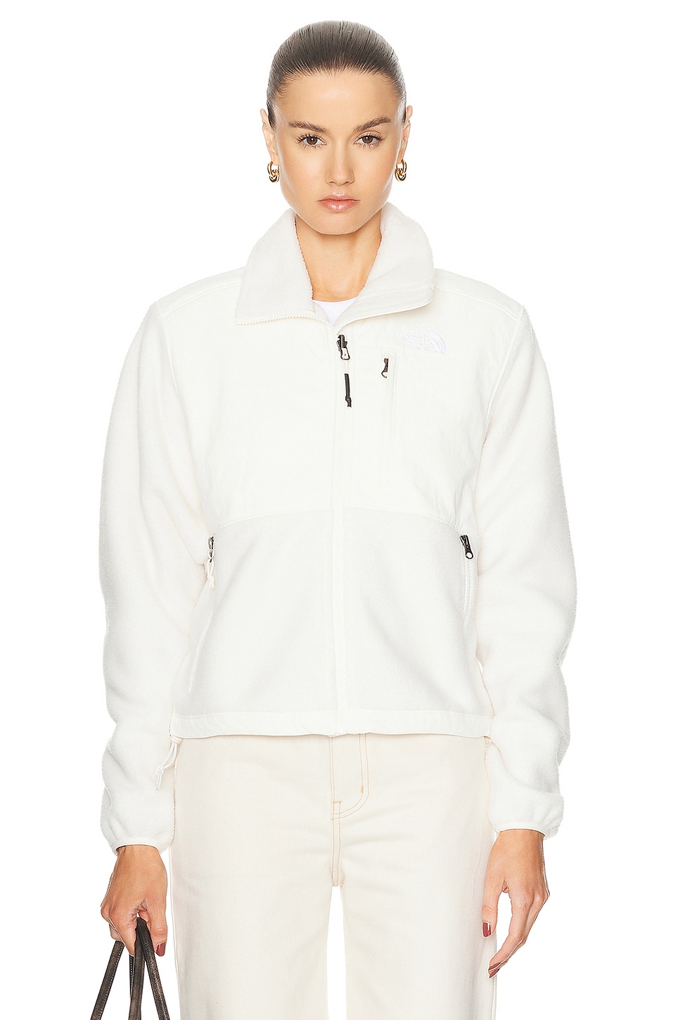 Image 1 of The North Face Denali Jacket in White Dune
