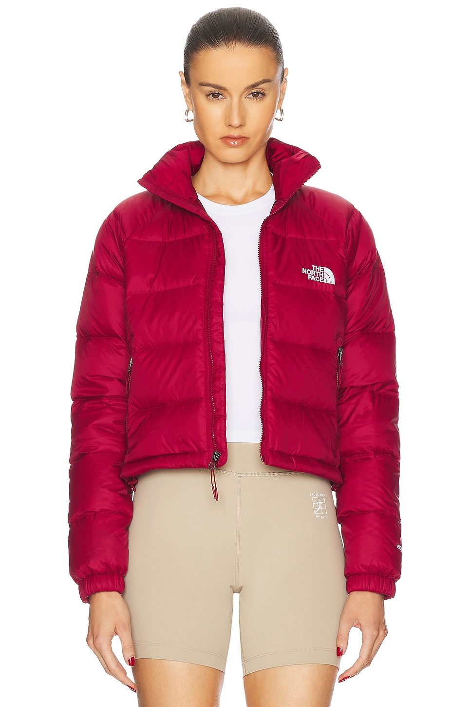 Hydrenalite Down Short Jacket in Burgundy