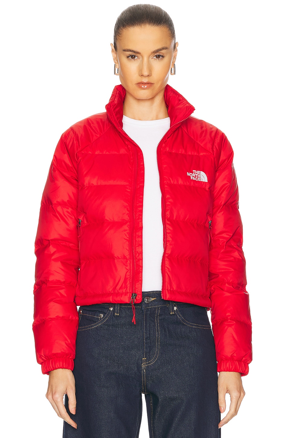 Hydrenalite Down Short Jacket in Red