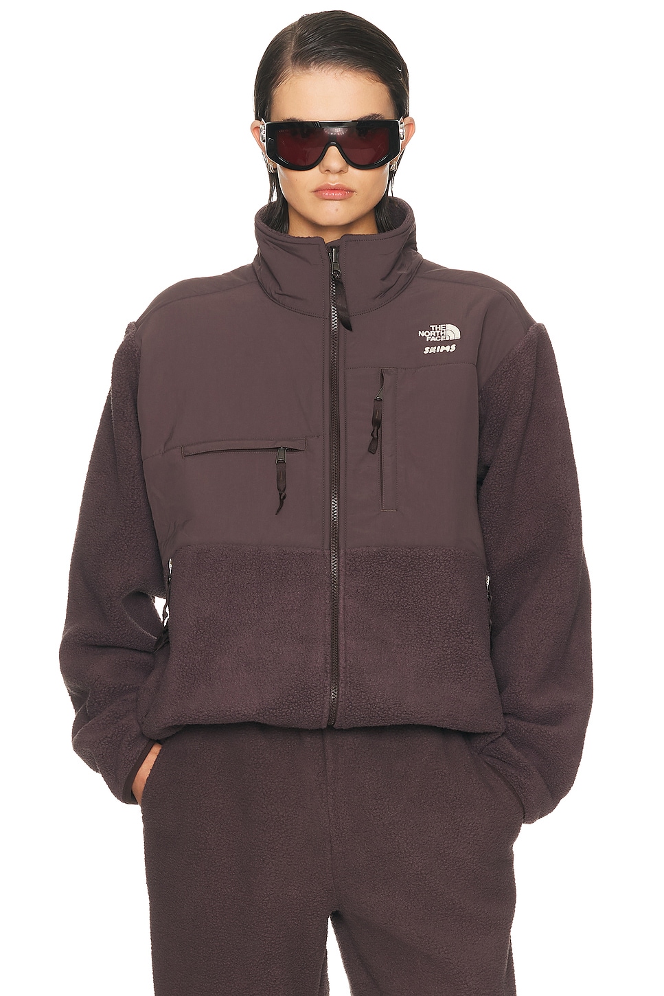 Image 1 of The North Face x SKIMS 1995 Denali Fleece Jacket in SK Phoenix