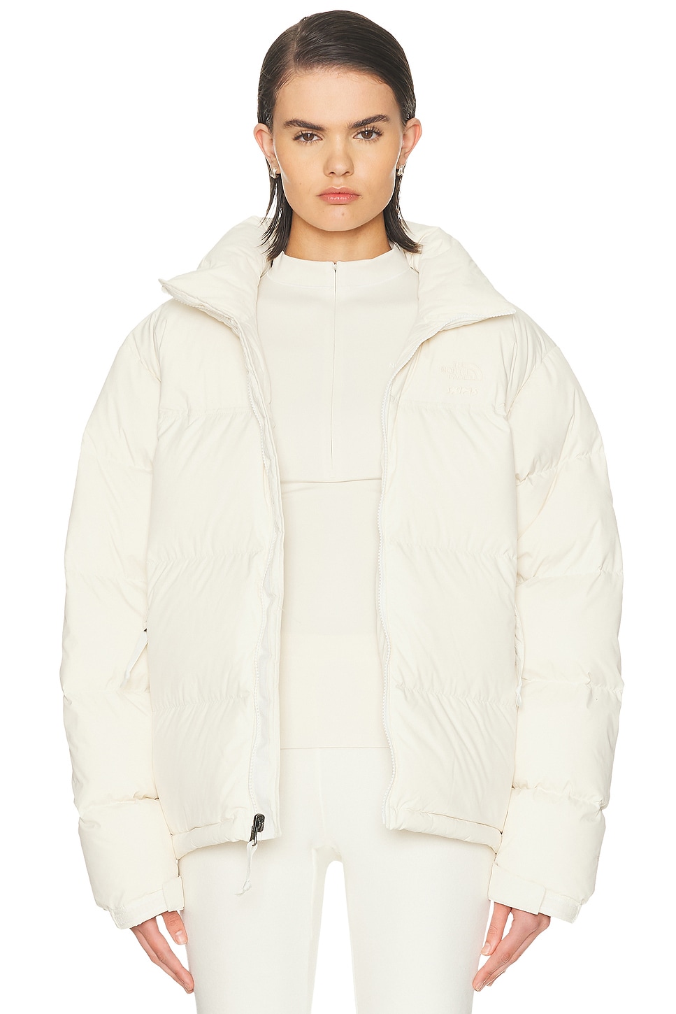 Image 1 of The North Face x SKIMS 1996 Nuptse Jacket in SK Bone