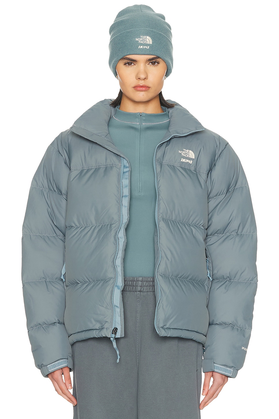 Image 1 of The North Face x SKIMS 1996 Nuptse Jacket in SK Kyanite