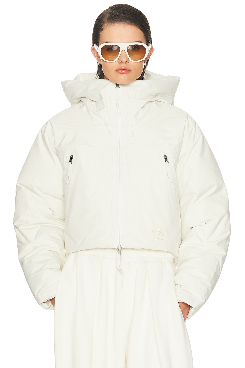 Image 1 of The North Face x SKIMS Insulated Shell Jacket in SK Bone