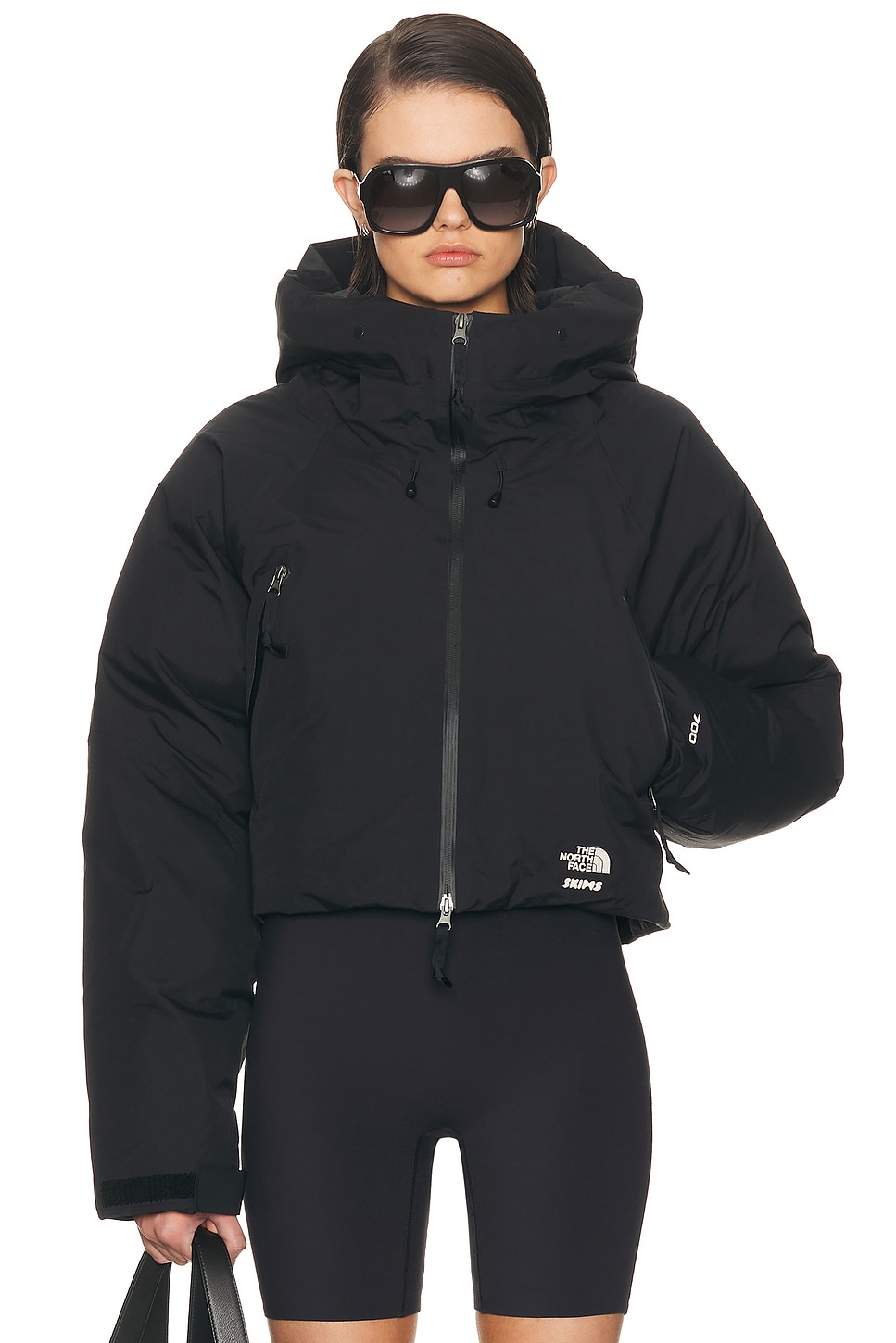 Image 1 of The North Face x SKIMS Insulated Shell Jacket in SK Onyx