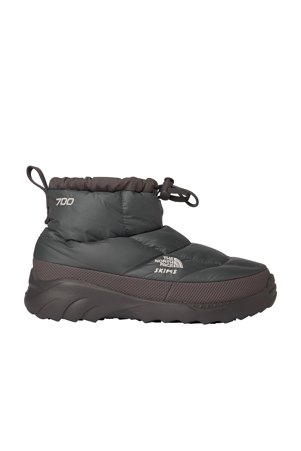 Image 1 of The North Face x SKIMS Nuptse Traction Chukka Boot in SK Gunmetal