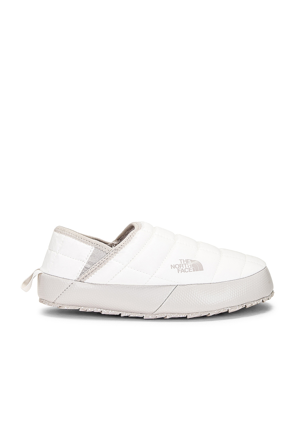 Image 1 of The North Face Thermoball Traction Mule in Gardenia White & Silver Grey