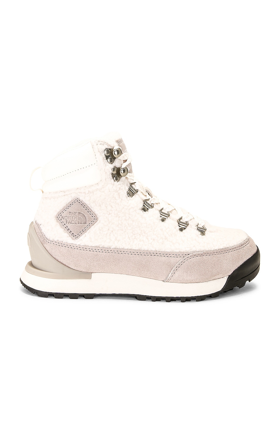 Image 1 of The North Face Back To Berkeley Iv High Pile Boot in Gardenia White & Silver Grey