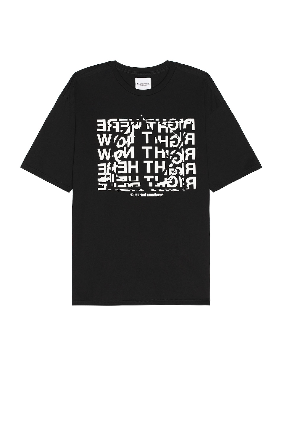 Image 1 of TAKAHIROMIYASHITA The Soloist Right Here Right Now Tshirt in Black