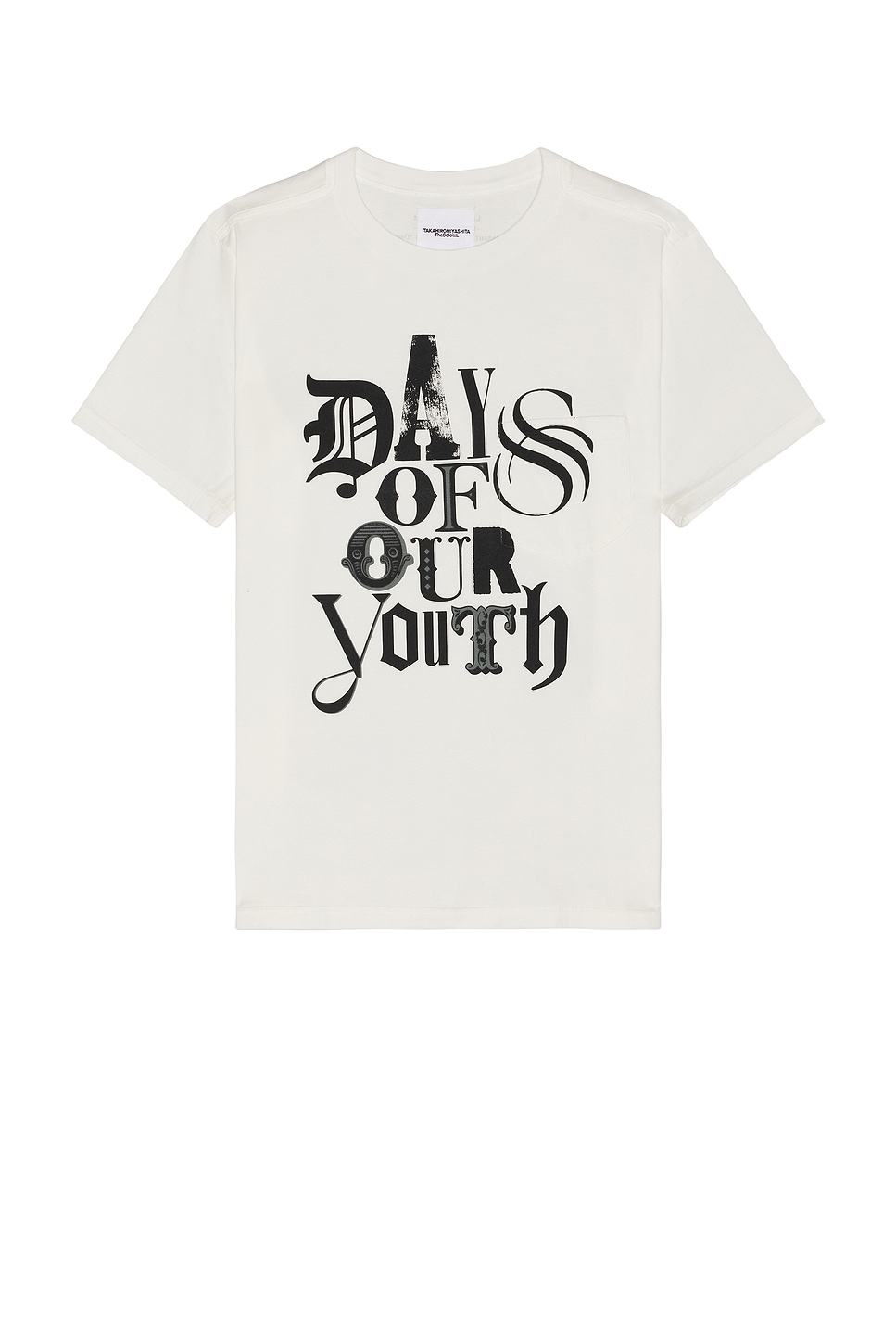 Takahiromiyashita The Soloist Days Of Our Youth Tee In White