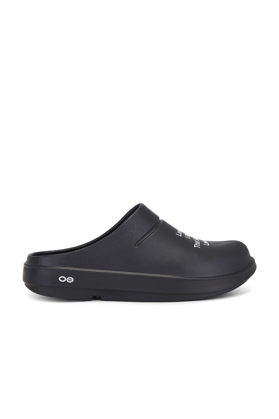 Image 1 of TAKAHIROMIYASHITA The Soloist x OOFOS Clog in Black