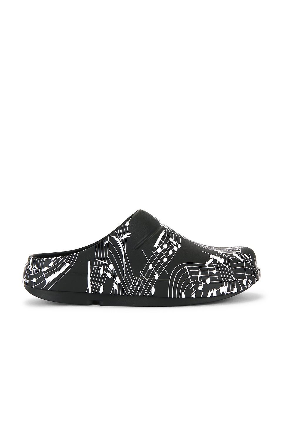 Image 1 of TAKAHIROMIYASHITA The Soloist x OFFOS Music Note Clog in Black