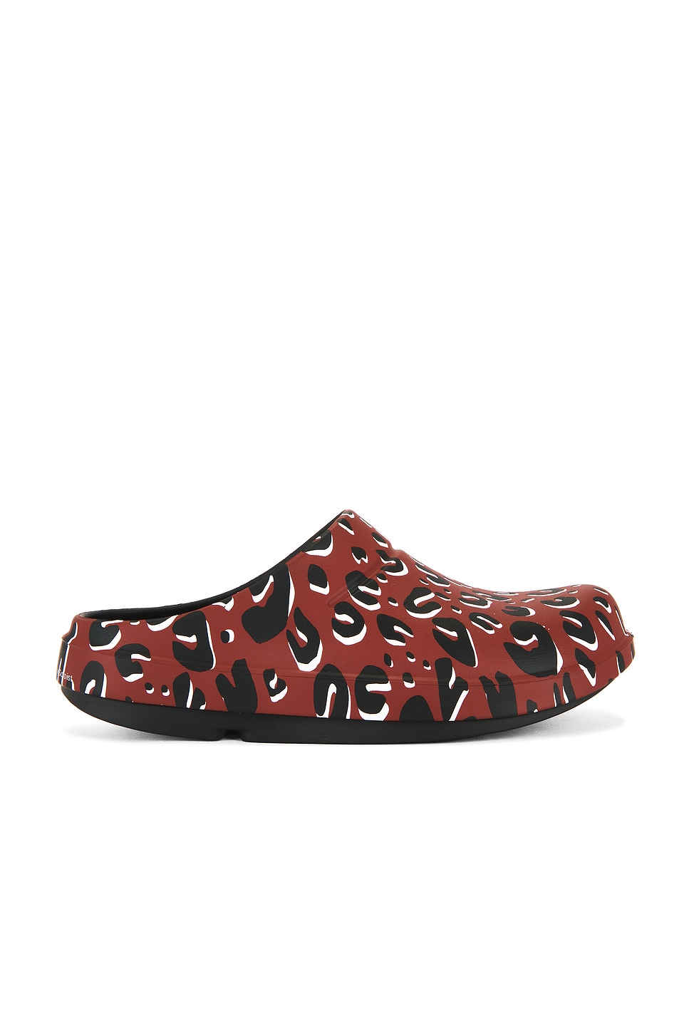 Image 1 of TAKAHIROMIYASHITA The Soloist x OFFOS Leopard Clog in Red