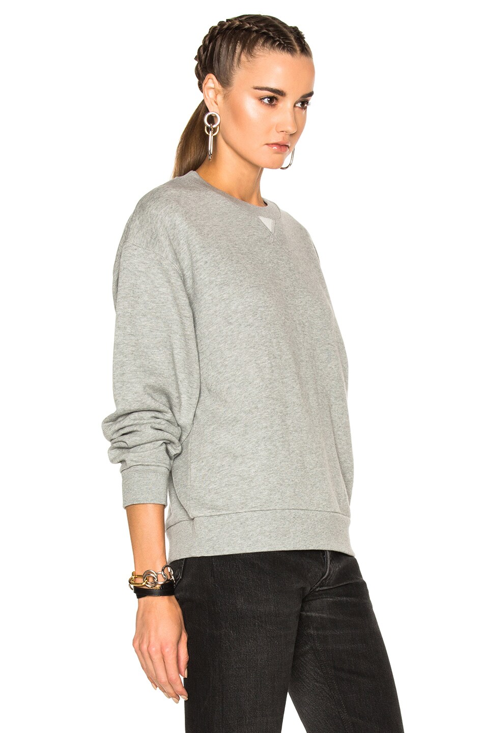 french terry cotton sweatshirt