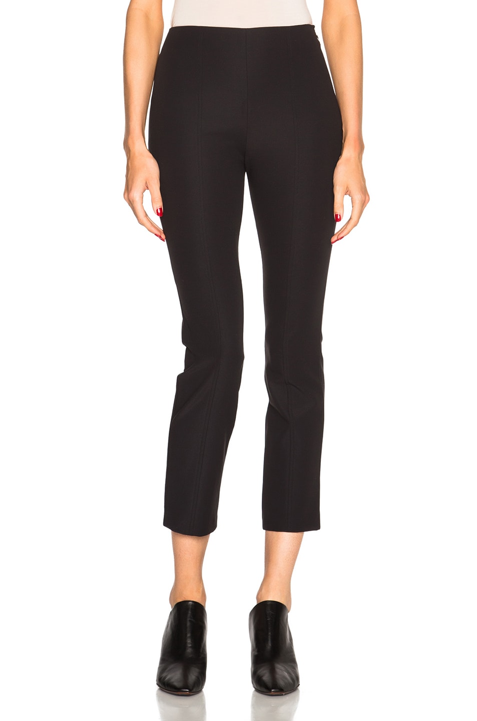 Image 1 of Alexander Wang Tech Suiting Fitted Pants in Black