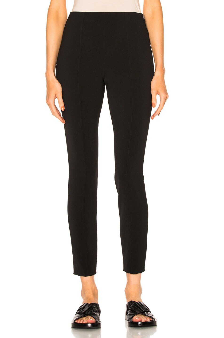 Image 1 of Alexander Wang High Waisted Fitted Pant in Black