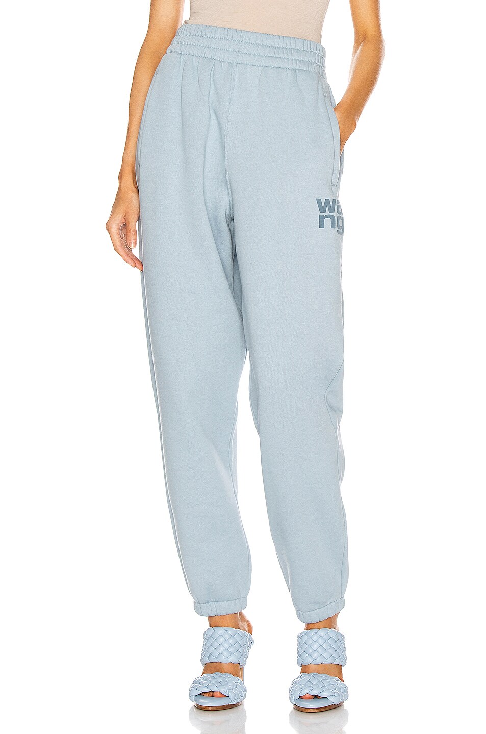 Image 1 of Alexander Wang Foundation Terry Classic Sweatpant in Slate Blue