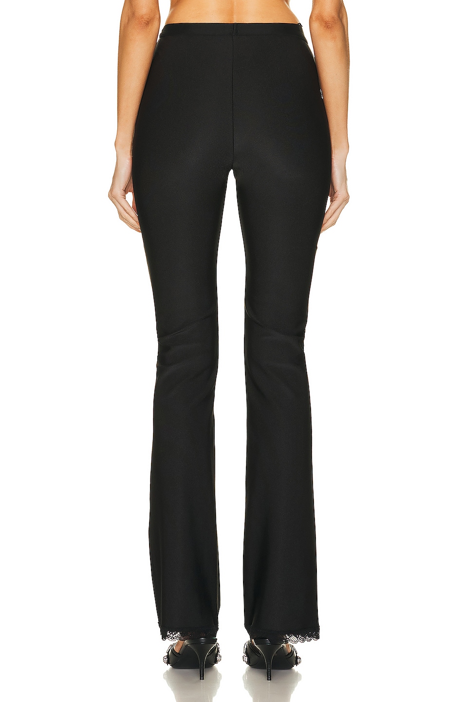 Alexander Wang Gusset Logo Pant in Black | FWRD