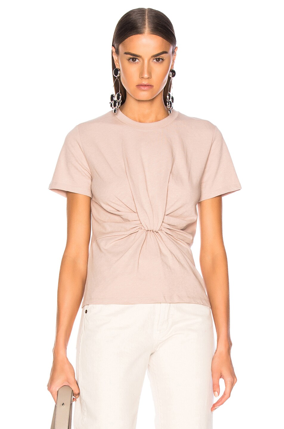 Image 1 of Alexander Wang High Twist T Shirt in Clay