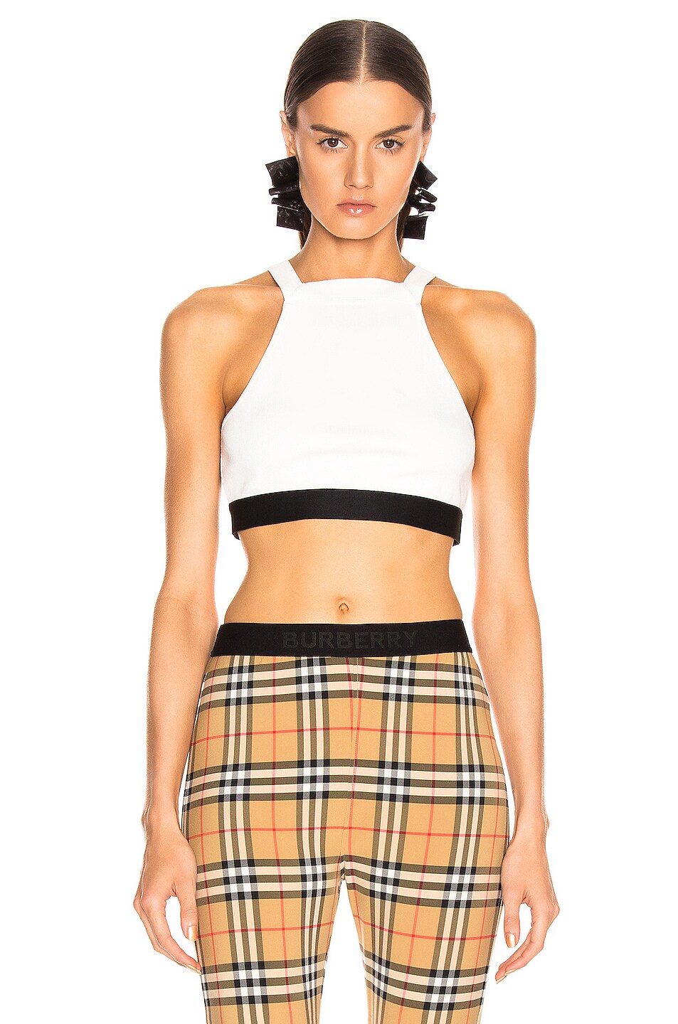Image 1 of Alexander Wang Compact Bra Top in White