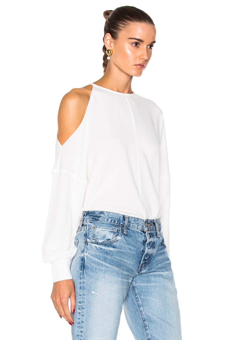 asymmetrical cut out top