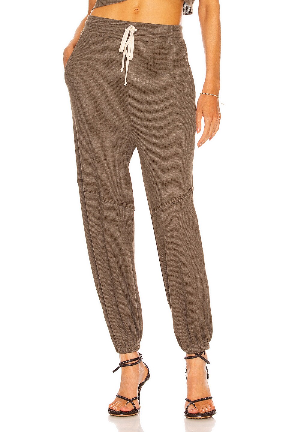 Image 1 of TWENTY Montreal Everest Thermal Baggy Pant in Heather Army
