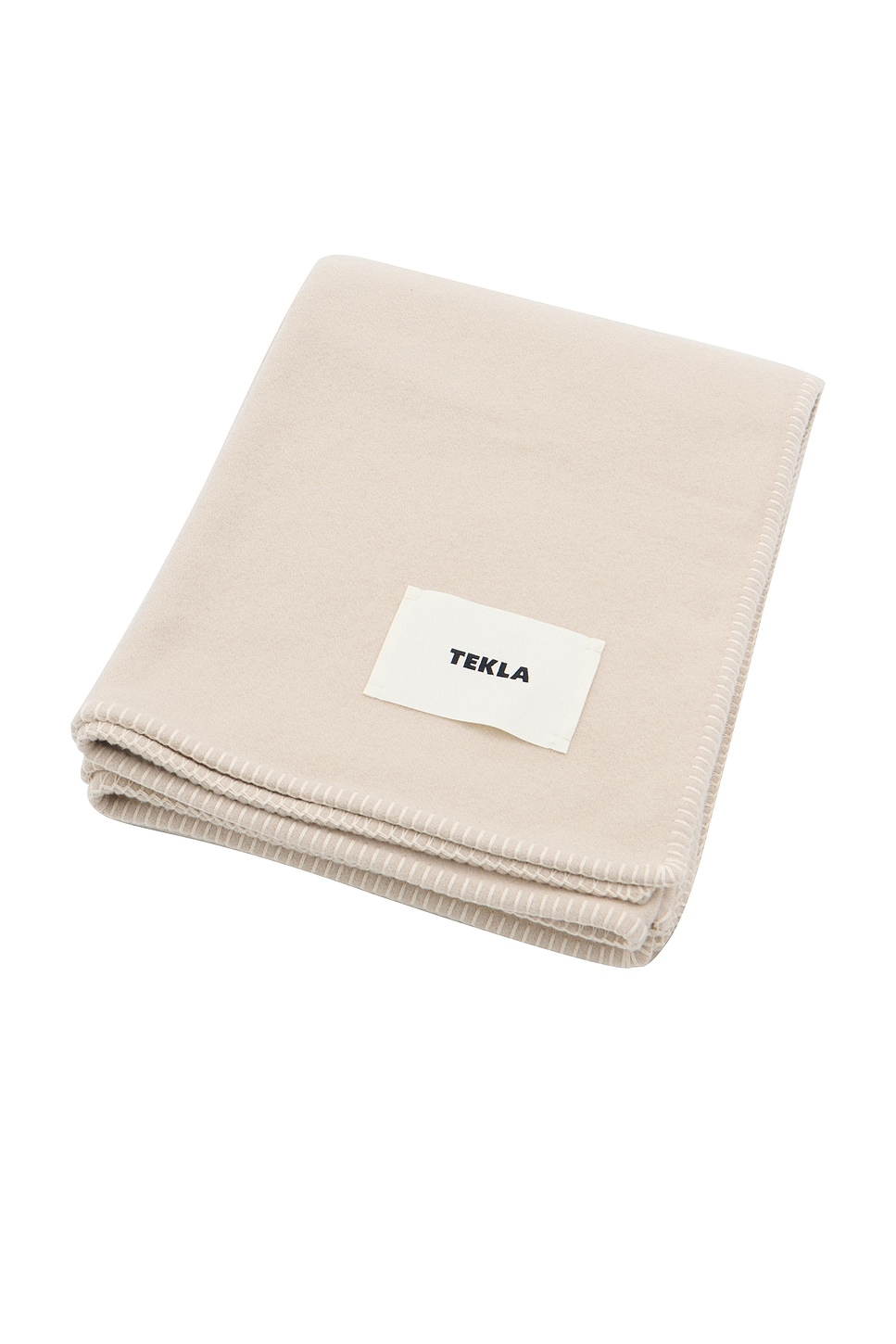 Tekla Lambswool Blanket In Snow