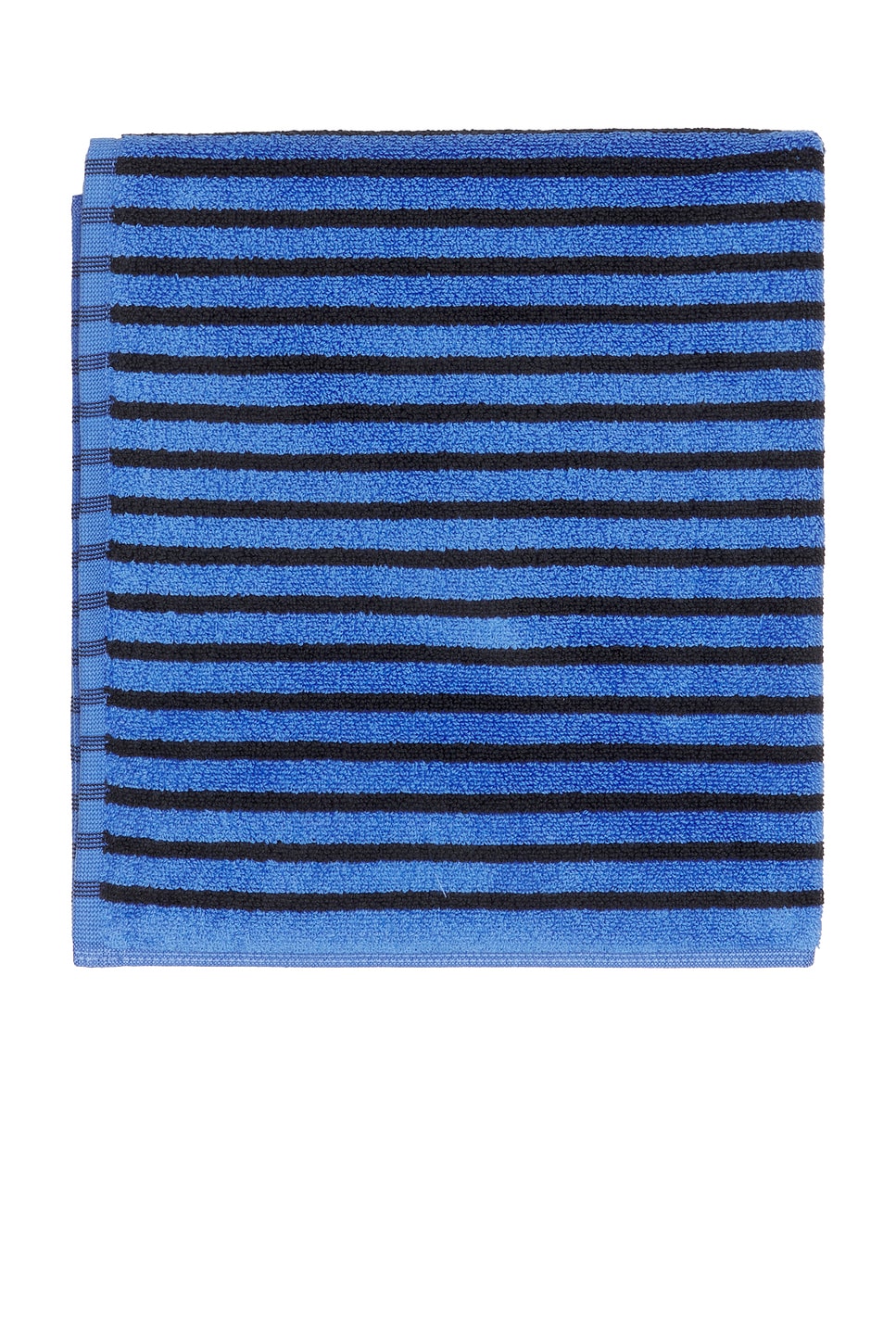 Image 1 of Tekla Sailor Stripes Hand Towel in Blue & Black