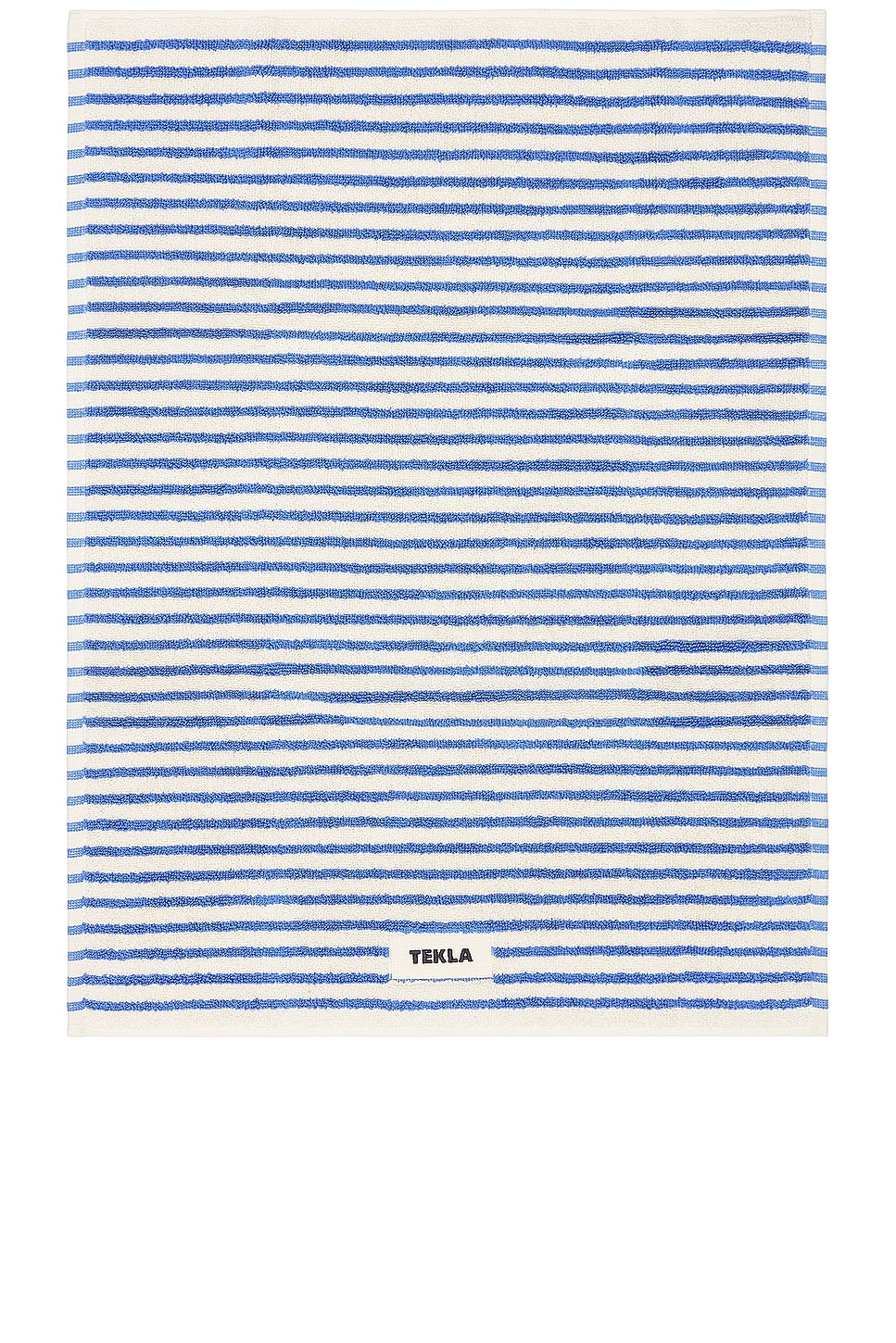 Image 1 of Tekla Stripe Bath Mat in Coastal Blue Stripes