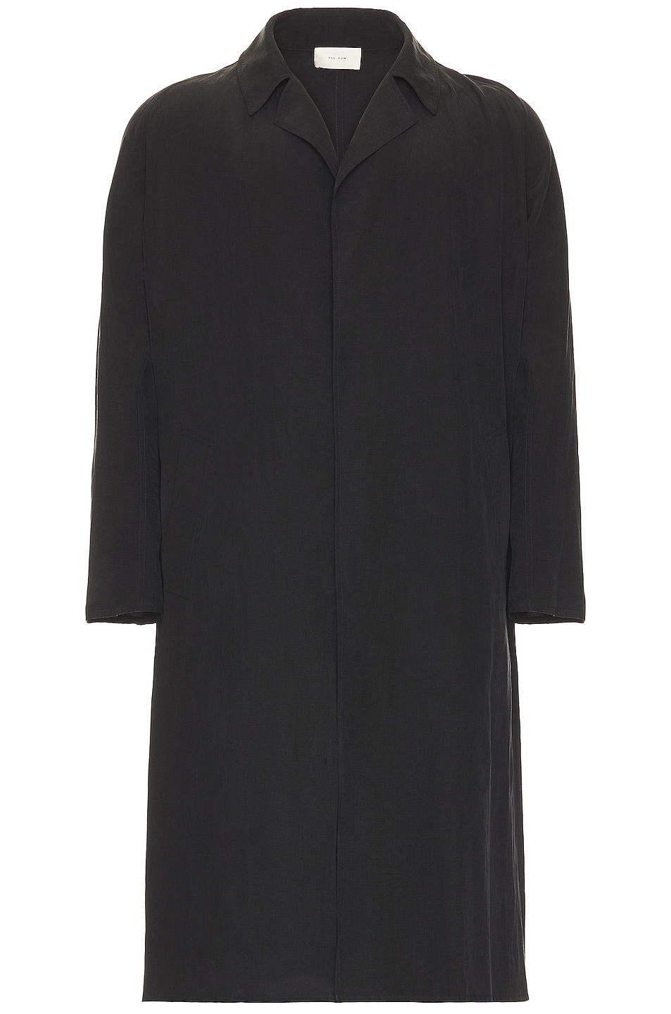 The Row Emilio Coat in Black | FWRD