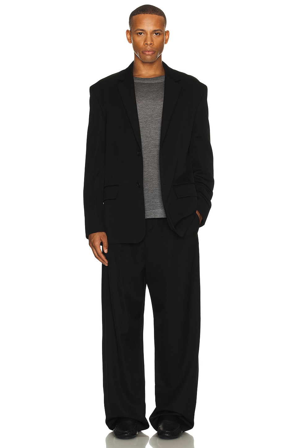 Image 1 of The Row Eligio Jacket in Black