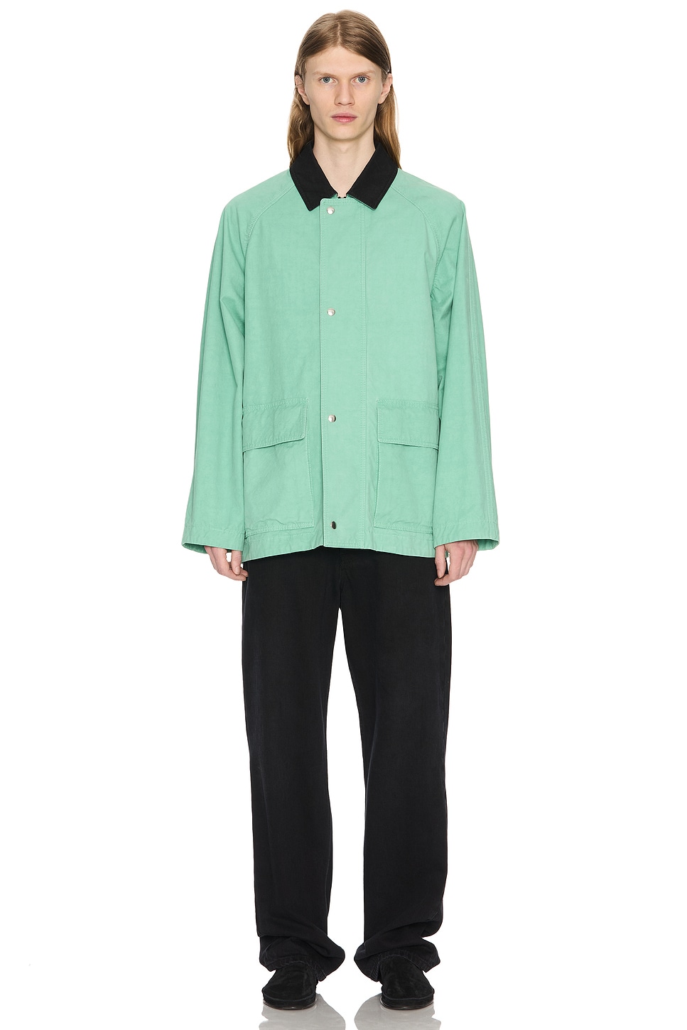 Image 1 of The Row Diano Jacket in Lagoon