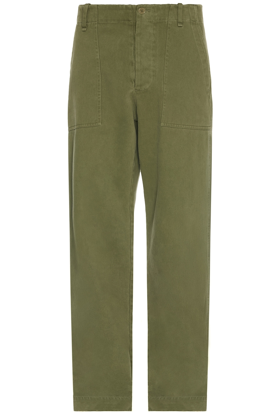 Image 1 of The Row Valerio Pant in Khaki Green