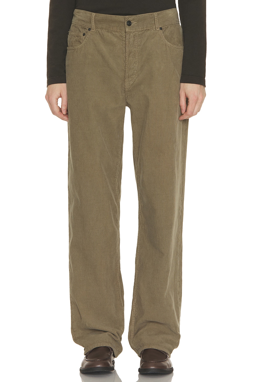 Image 1 of The Row Rossen Pant in Light Sepia