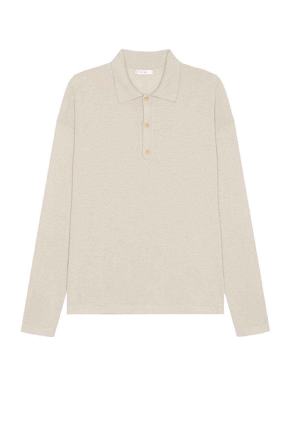 Image 1 of The Row Djon Polo in Taupe