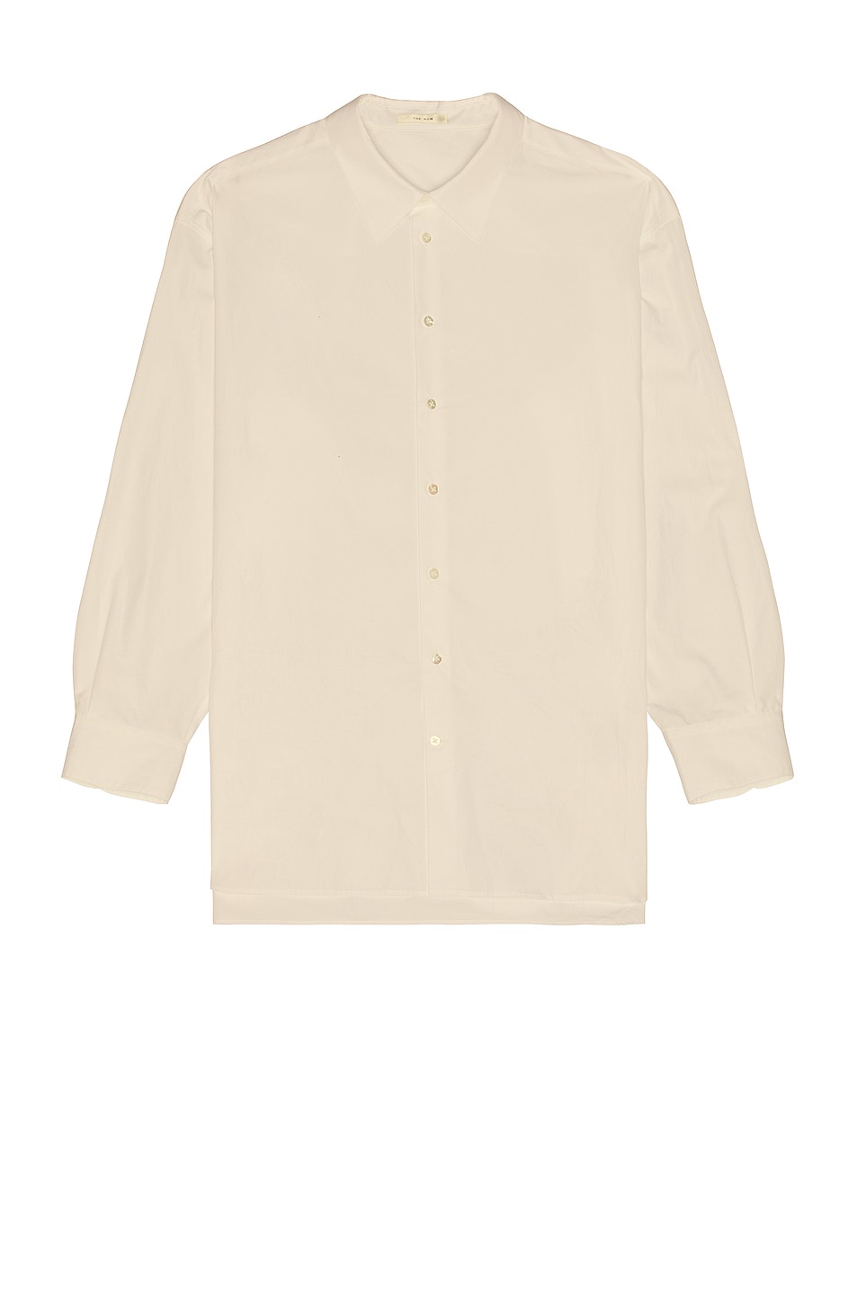 Image 1 of The Row Lukre Shirt in Parchment