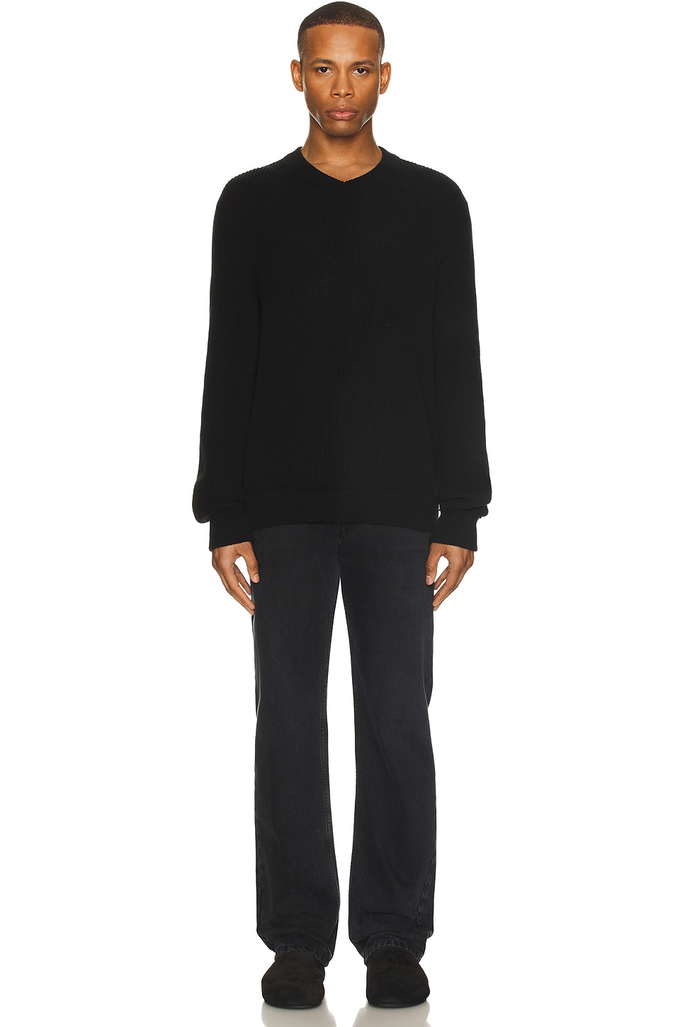 Image 1 of The Row Corbin Top in Black