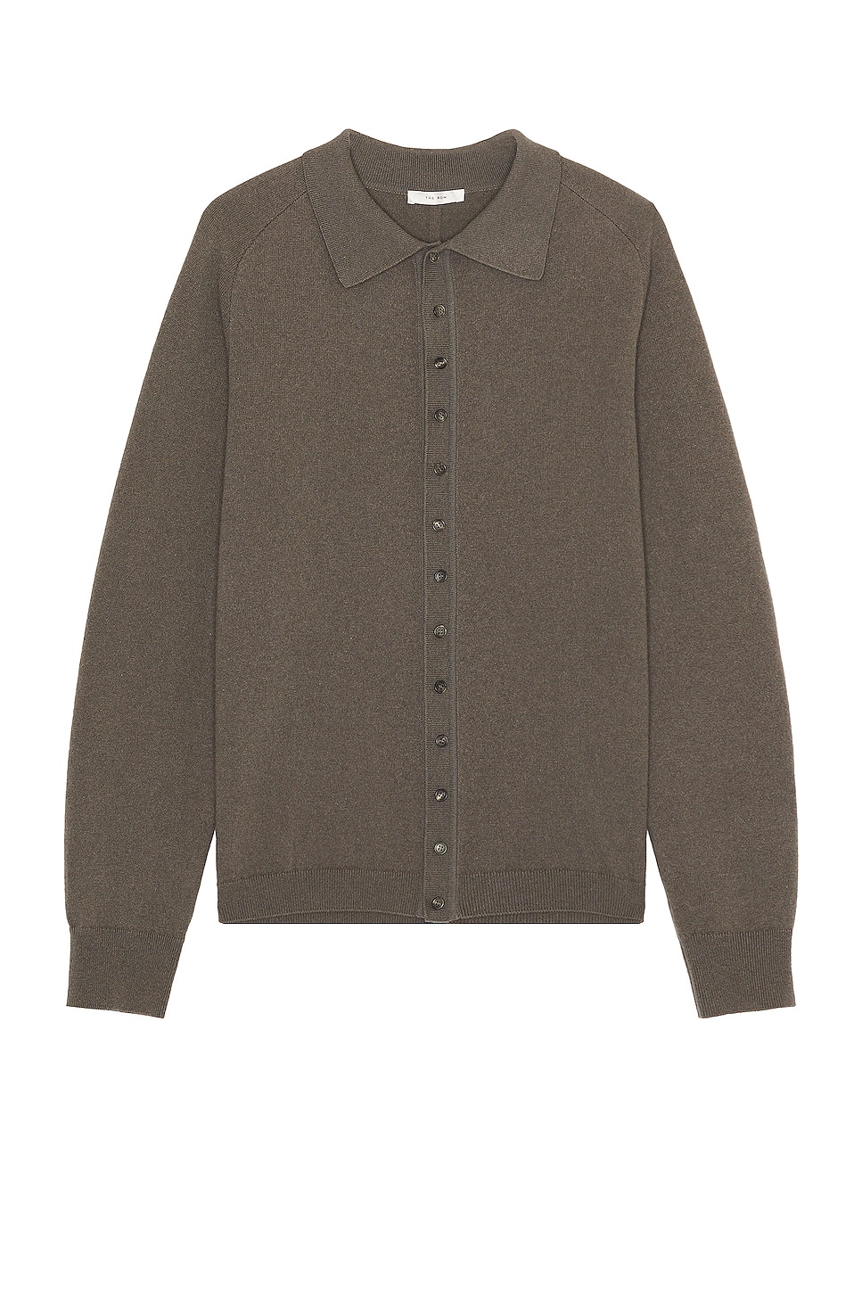 Image 1 of The Row Sinclair Top in Grey & Green