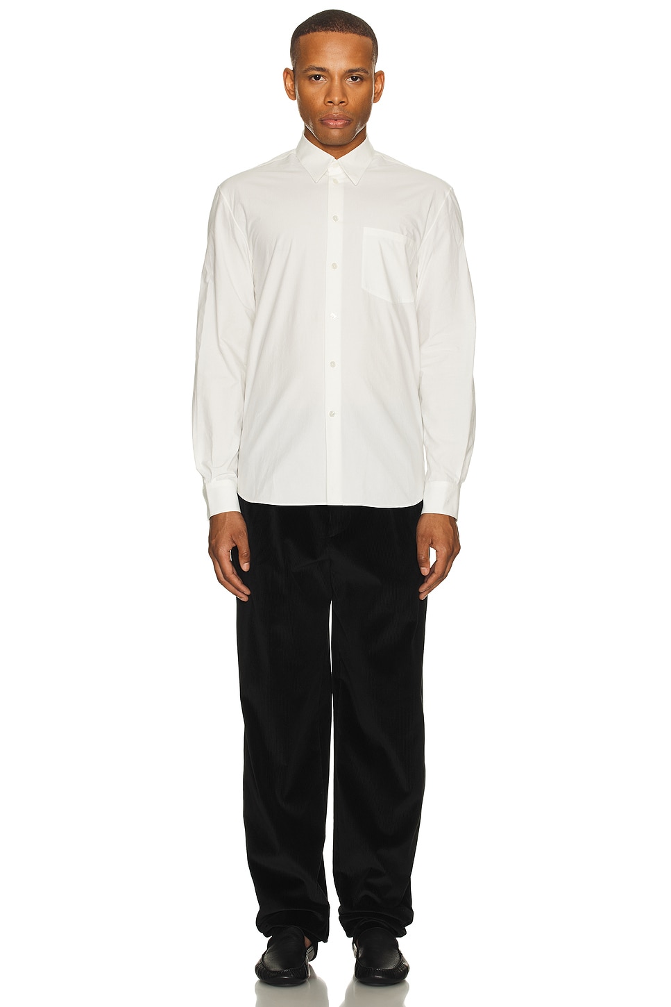 Image 1 of The Row Huguet Shirt in White