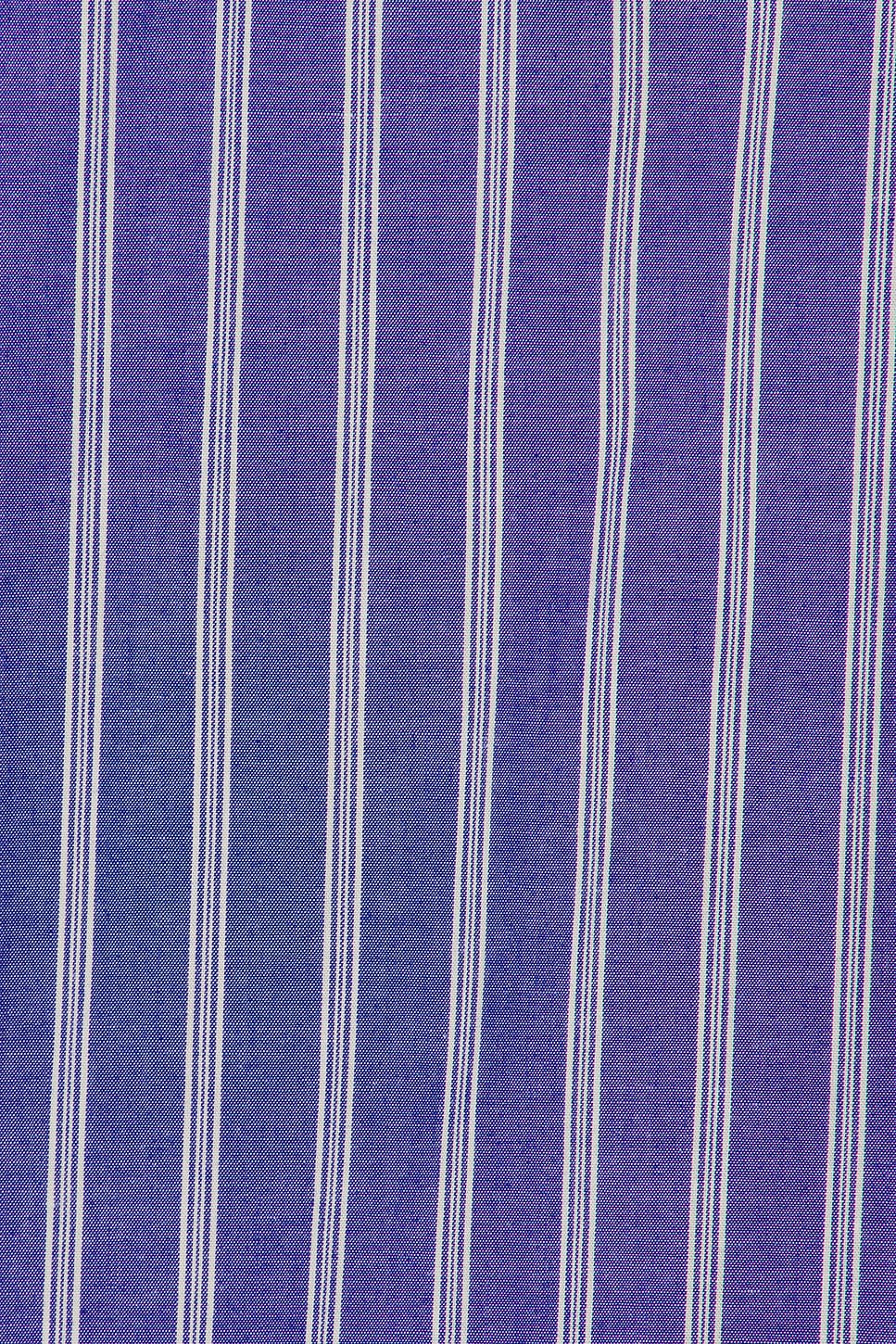 Image 1 of The Row Bresson Long Sleeve Shirt in Purple Blue & White