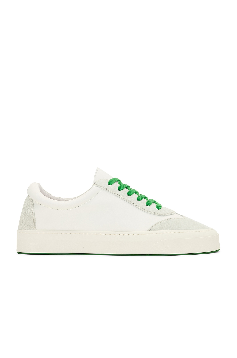 The Row Marley Lace Up Sneaker in Milk | FWRD